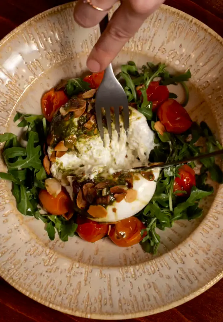 Burrata, pomodoro e ruca